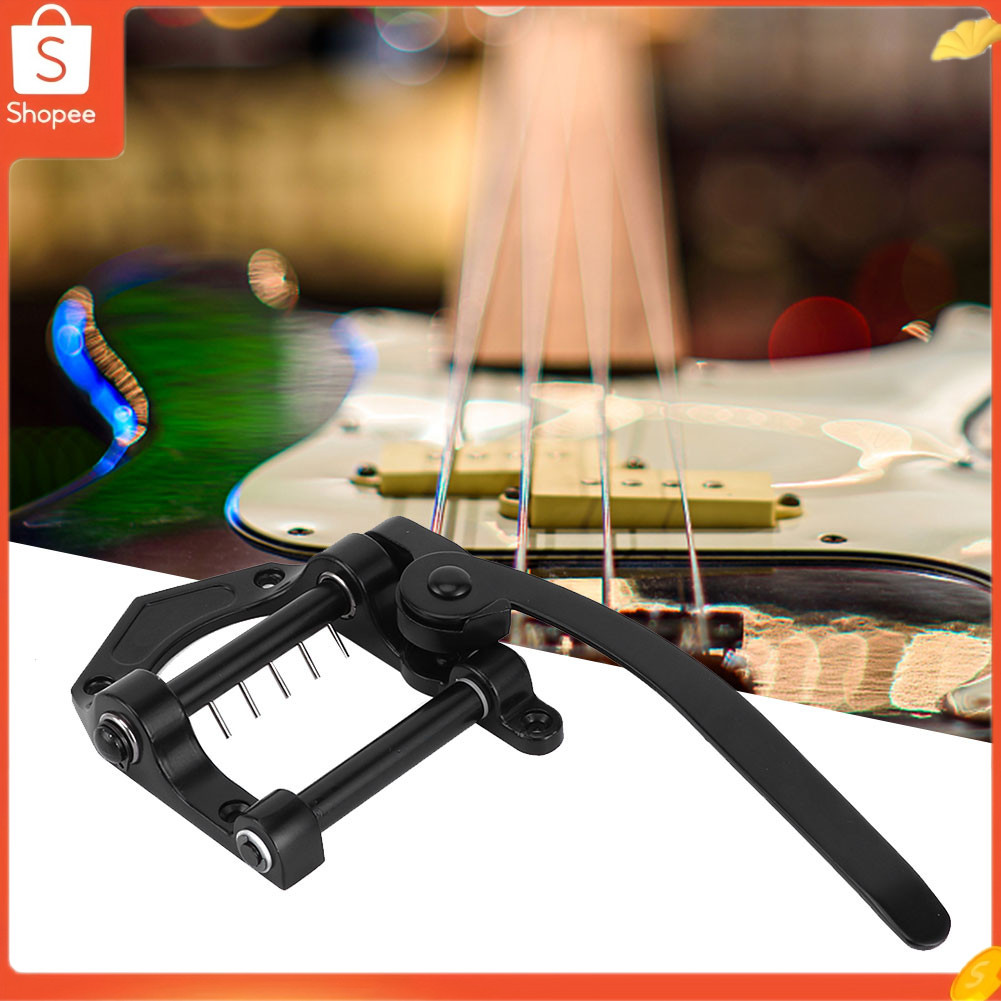 Tailpiece Vibrato Bridge para SG Tele LP Flat Top Guitarra Elétrica Tremolo de liga de zinco com parafusos de montagem