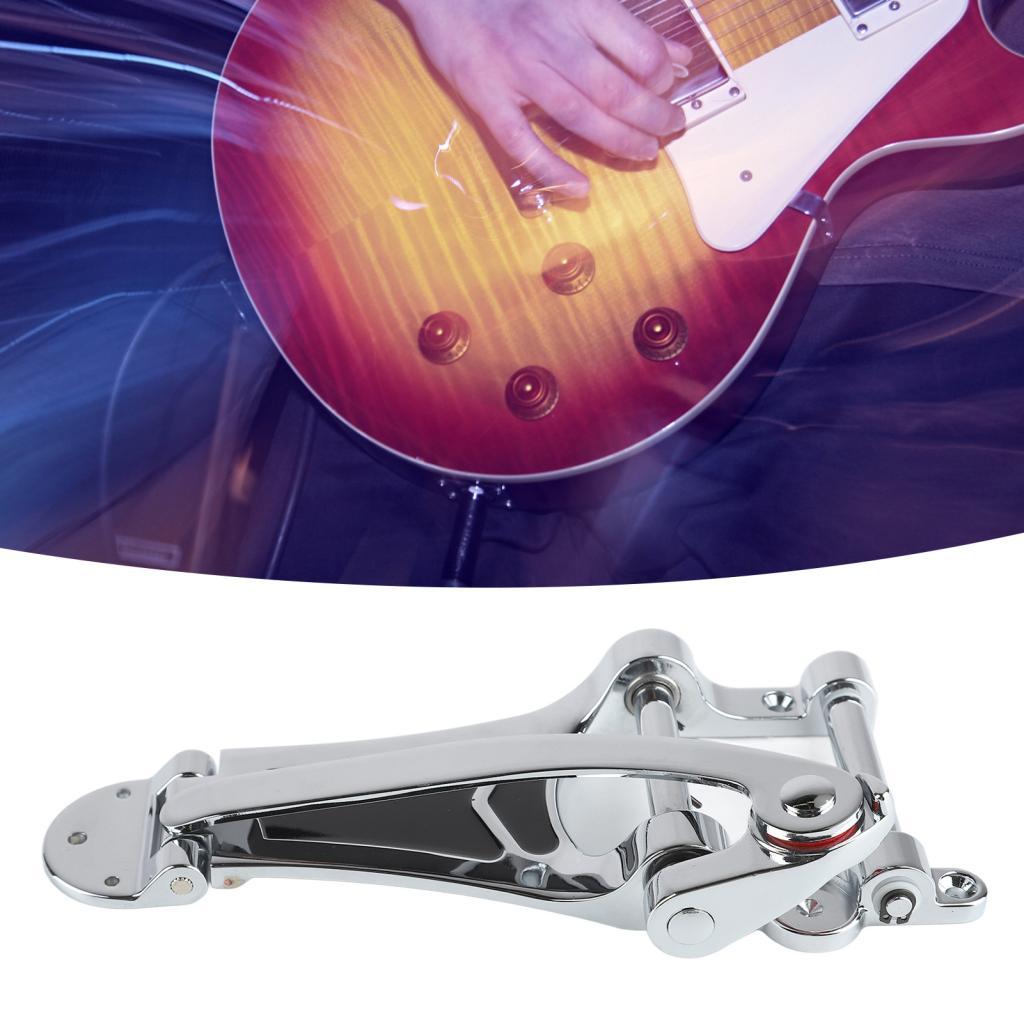 Guitarra Tremolo Tailpiece Conjunto de Metal Resistência ao Desgaste Peças de Reposição com Parafusos para Instrumento