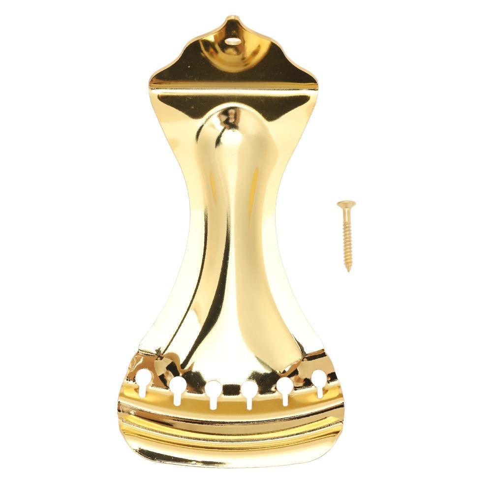 Para Dobro Tailpiece , Metal Inclui Parafuso De Montagem Ressonador Guitarra Arremate , Dourado