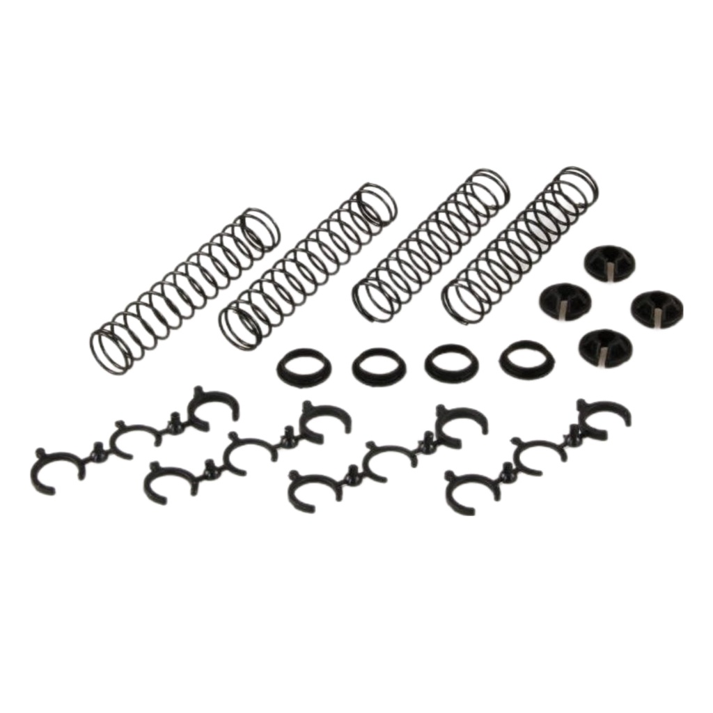 Hlna0088 - Spring Set, Black, Front And Rear Helion (dominus