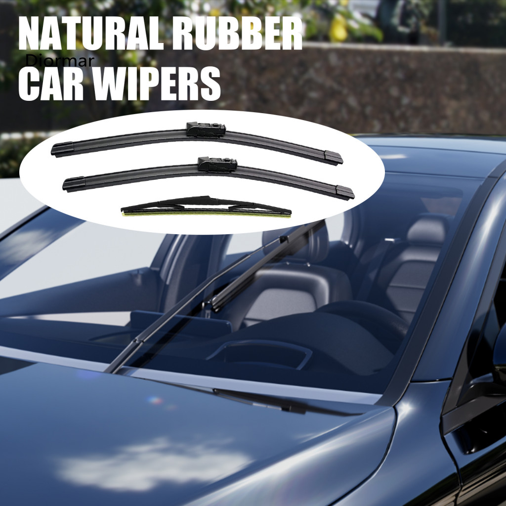 Replacement Car Wipers Automotive Parts Wiper Blades Set for Mazda Cx-5 Cx-9 Pre-2017/2017 241814 Front Rear Silent Wind