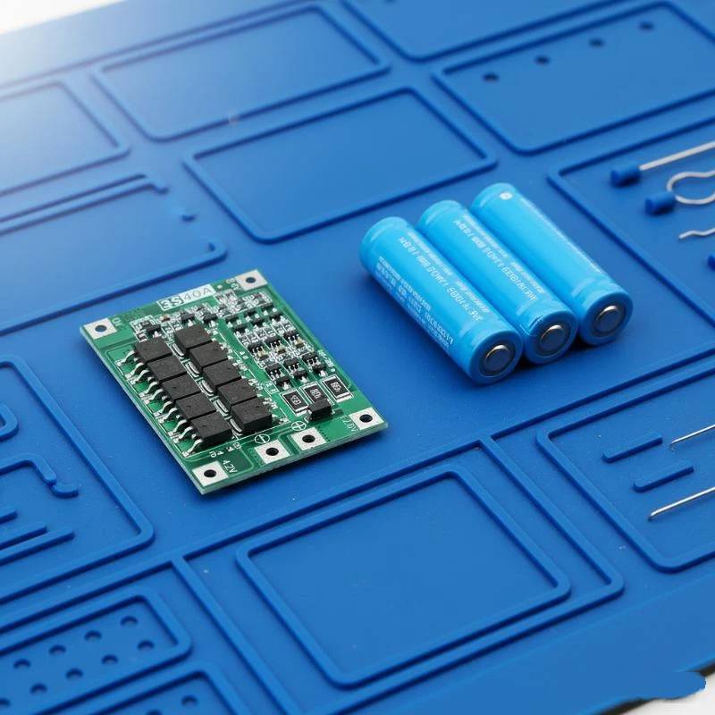 Placa De Proteção Do Carregador De Bateria De Íon-Lítio 3S/4S 40A 60A 18650 BMS Para Motor De Perfuração 11.1V 12.6V/14.