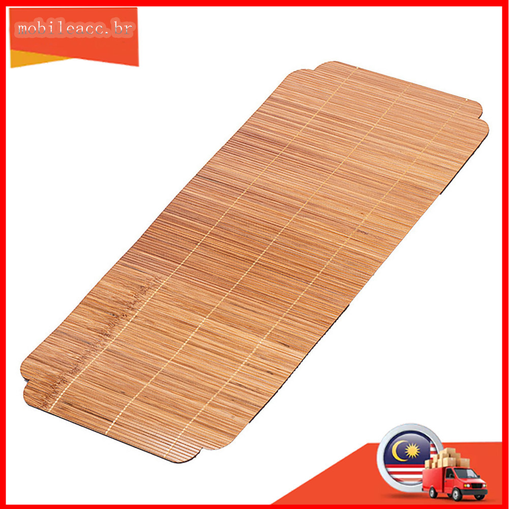 Tapete de mesa de chá slat zen estética conjunto de tecido à mão tapete de mesa de isolamento à prova d\'água para