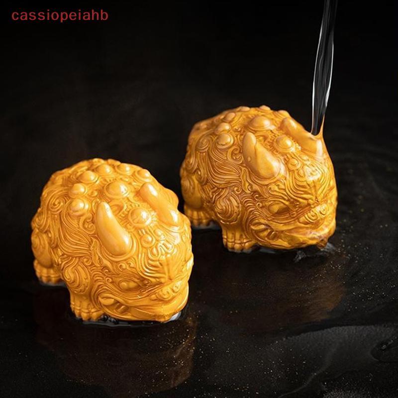Mini Resina Luy Tea Pet Escultura Zen Decoração De Mesa 10cm