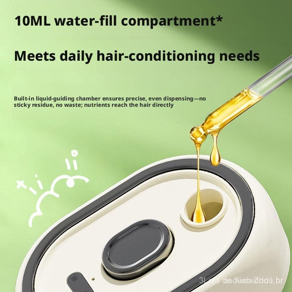 Electric Steam Hair Care Brush，2026Electric Spray Air Cushion Massage Comb，Rechargeable Water Spray Hair Care Brush，Red
