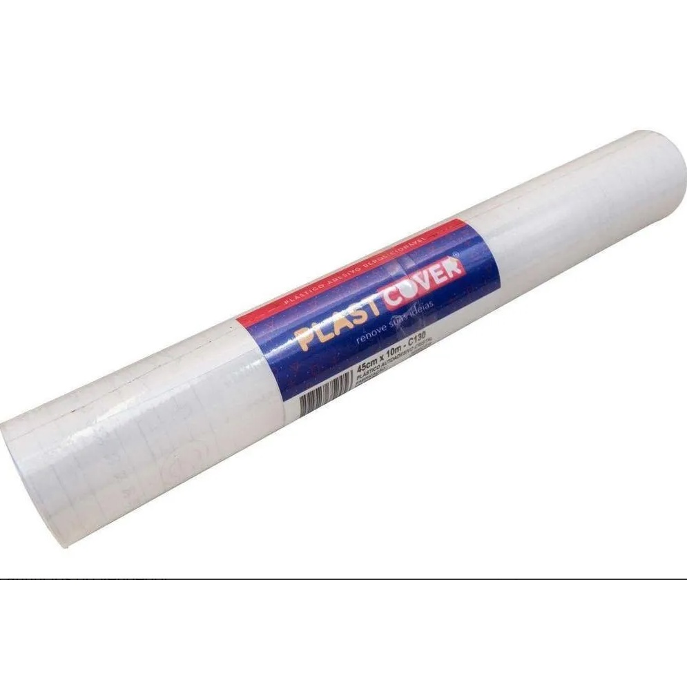 Adesivo Plastcover Cristal 45cm X 25m C120 60 Micra