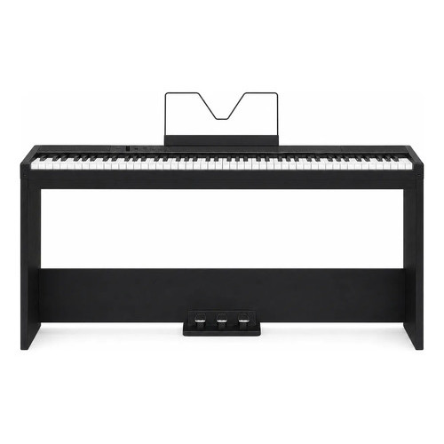 Kit Piano Medeli SP-C120 Stage Digital 88 Teclas - Black + Estante Medeli ST450 Pedal Triplo