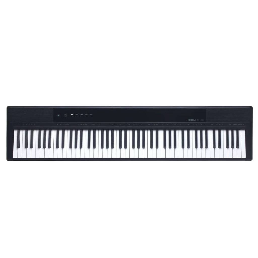 Piano Digital Medeli SP-C120 Stage 88 Teclas Ação Graduada GAC 25 Timbres 2x25W USB MIDI Áudio Preto
