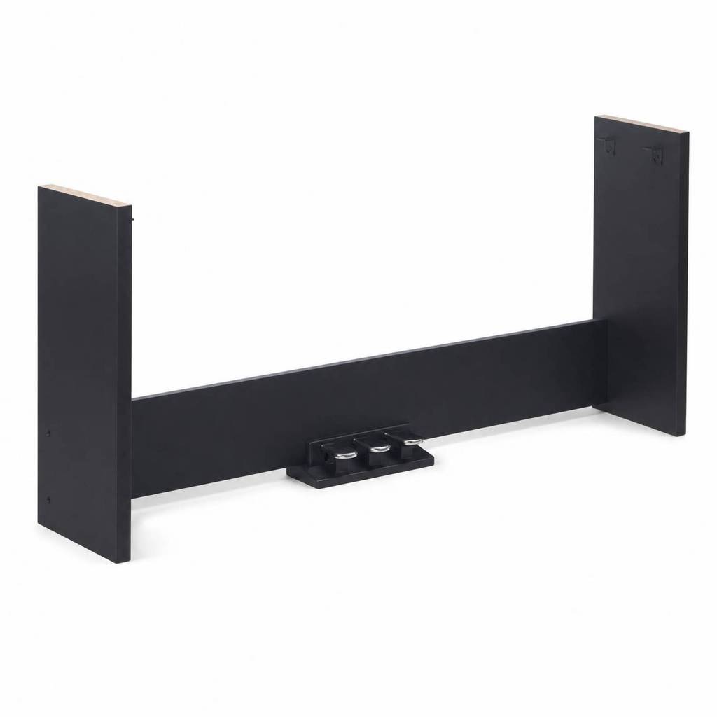 Suporte Base para Piano Digital Medeli ST450 Preto Madeira com Pedal Triplo Sustain Compatível SP-C120 SP-C220 SP-A500