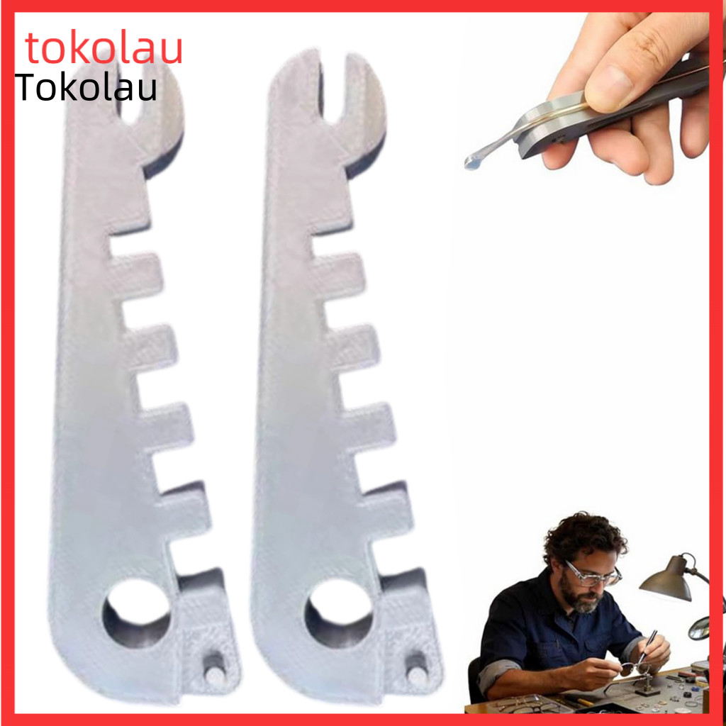 Glasses Repair Tools Fixer 3pcs Eyeglass Frame Adjustment Set – Temple Arm Nose Pad Curvature Adjuster for Diy Profess