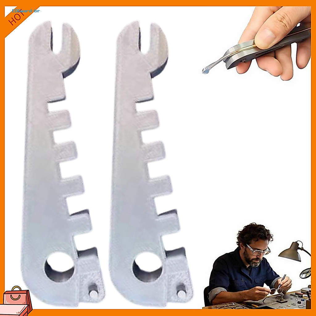Eyeglass Frame Fixer Temple Adjustment Tool 3pcs Tools Set – Arm Nose Pad Curvature Adjuster for Diy Glasses Repair fo