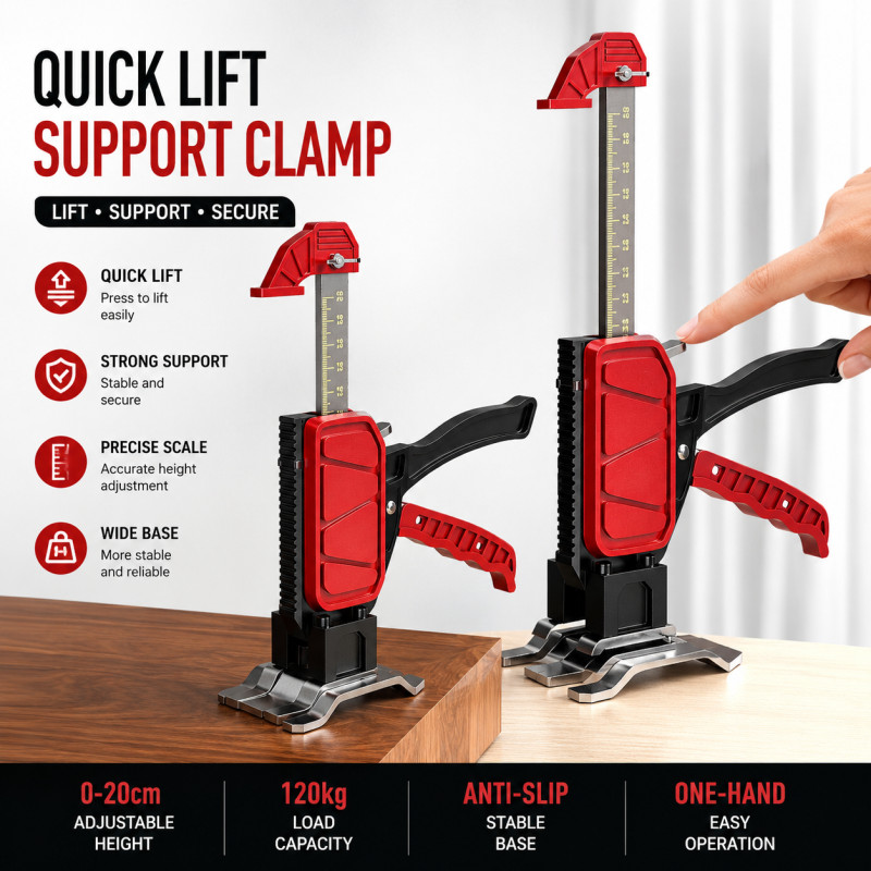 Door Installation Height Adjuster Set, Professional Lifting Tool for Door and Window Leveling and F