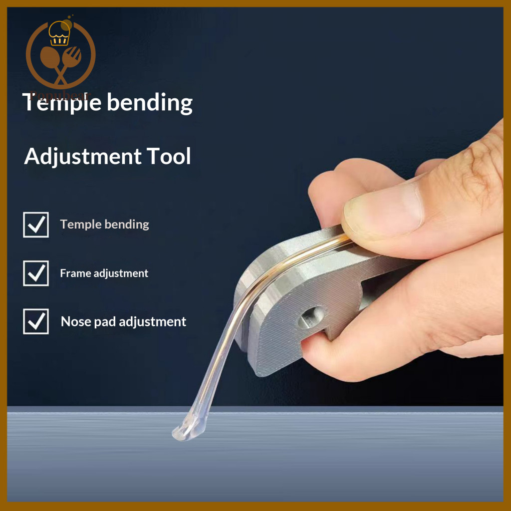Glasses Repair Tools Diy Adjuster 3pcs Eyeglass Frame Adjustment Set – Temple Arm Nose Pad Curvature for for Eyewear