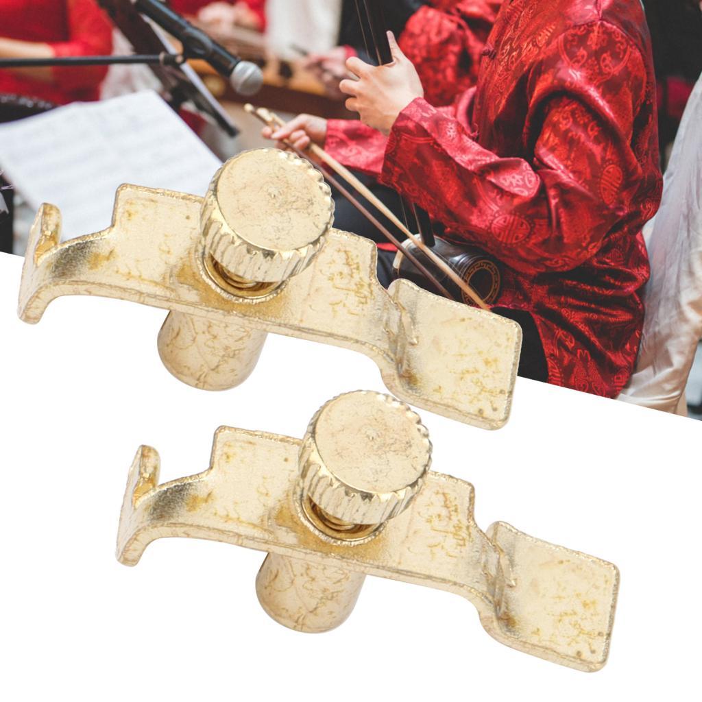 Mingzhe Fine Tuner Professional Metal String Tune Adjuster Dourado para amantes de música