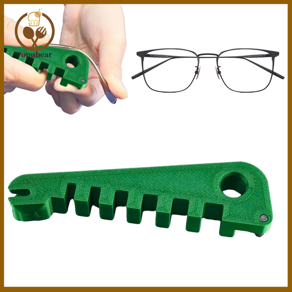 Temple Arm Nose Pads Adjuster Tool Eyeglass Curvature Glasses Frame Bender for Precise Adjustment Prevents Slipping Prot