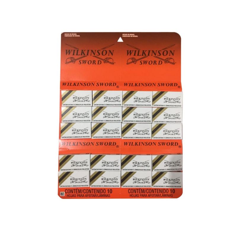 Lâmina de barbear aço inoxidável wilkinson sword 60 laminas com  Unidades Top