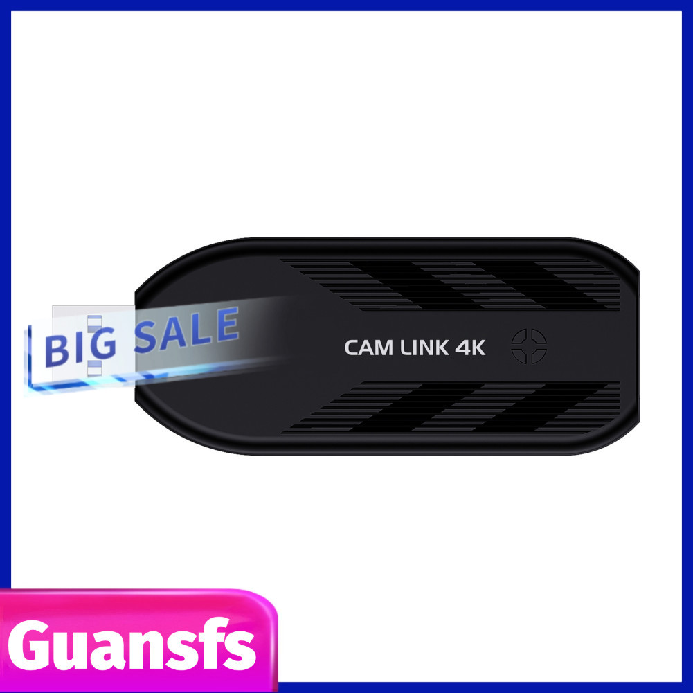 guansfs.br Placa de captura de vídeo 4K Camera Link Gravação 1080P via filmadora DSLR com suporte para dispositivo HD