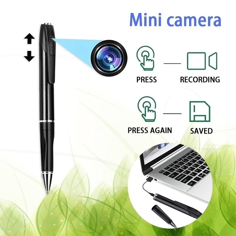 【Ready Stock】Pen Camera 2-in-1 Writing Pen & Video Recorder, 1080P FHD Built-in Battery, WiFi Remote Viewing,App Control