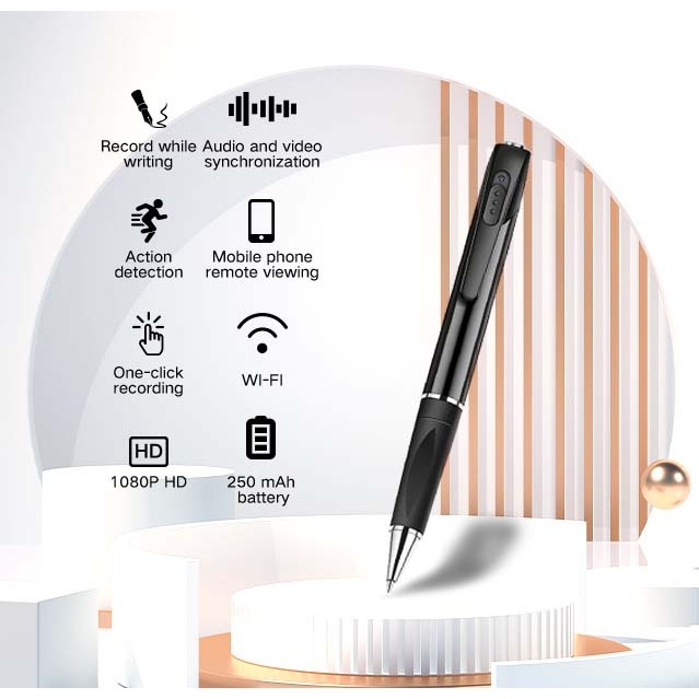 Dvr Camera Pen mini  WIFI Camera 1080p digital Video Recorder dv Portable Voice Recorder Caneta Espiã