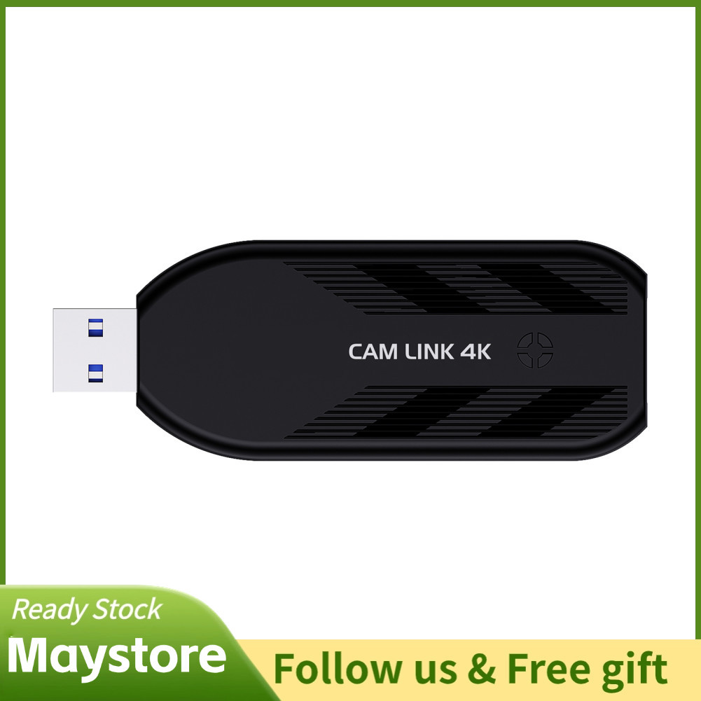 maystoree-br Placa de captura de vídeo 4K Camera Link Gravação 1080P via filmadora DSLR com suporte para dispositivo HD