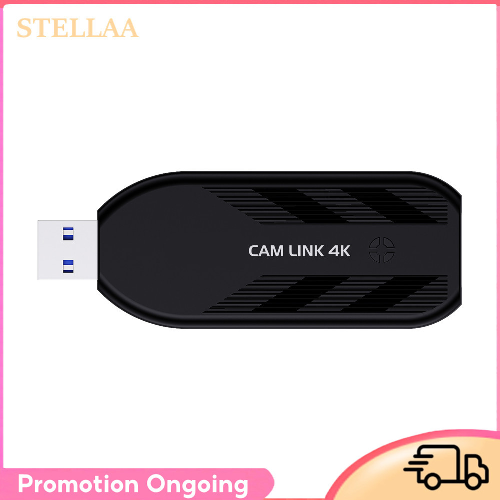 stellaa-br 4K Camera Link Placa de captura de vídeo 1080P Gravação via câmera DSLR com suporte para dispositivo HD de