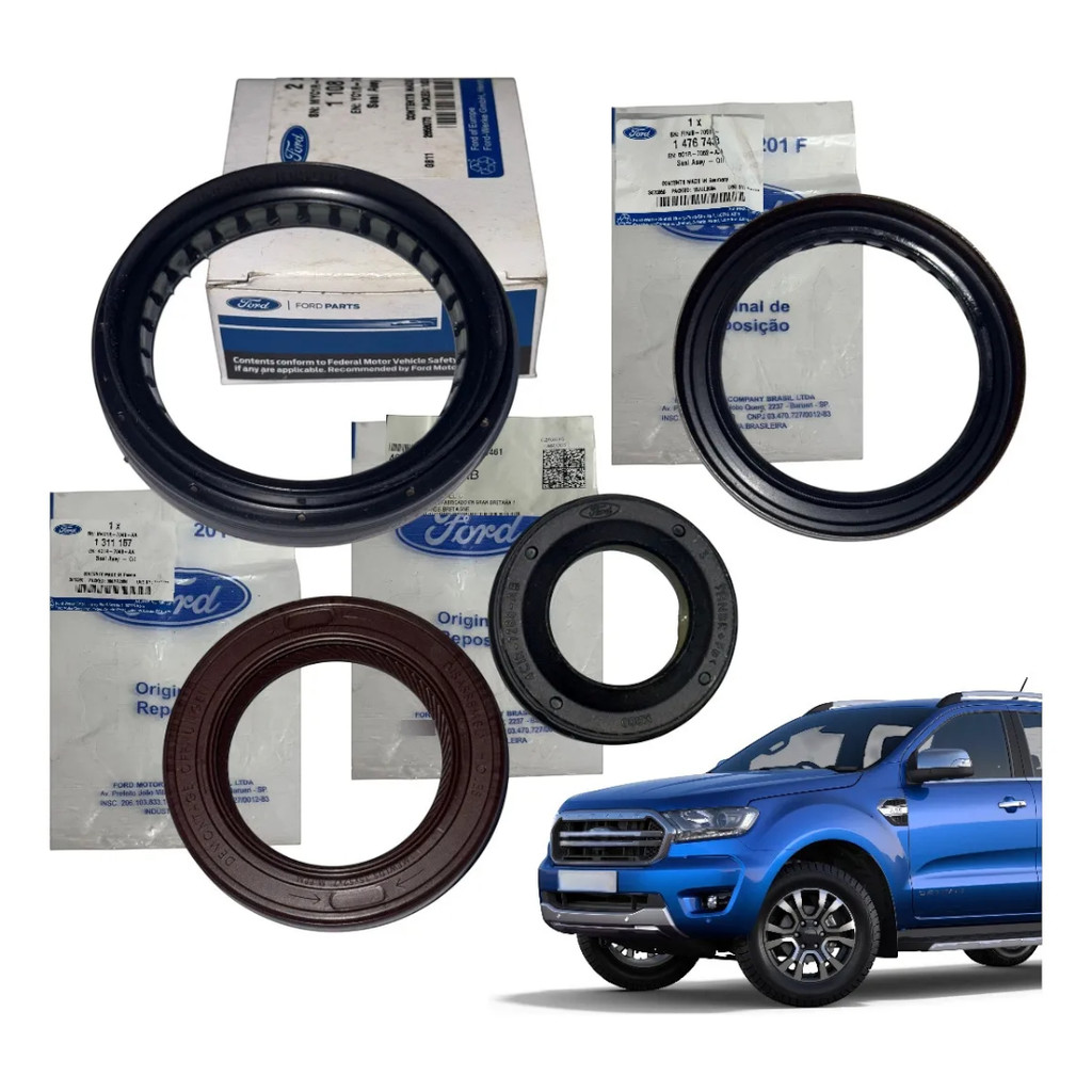 Retentores Cambio Jogo C/4 Peças Ford Ranger 2.5 Flex -13/20