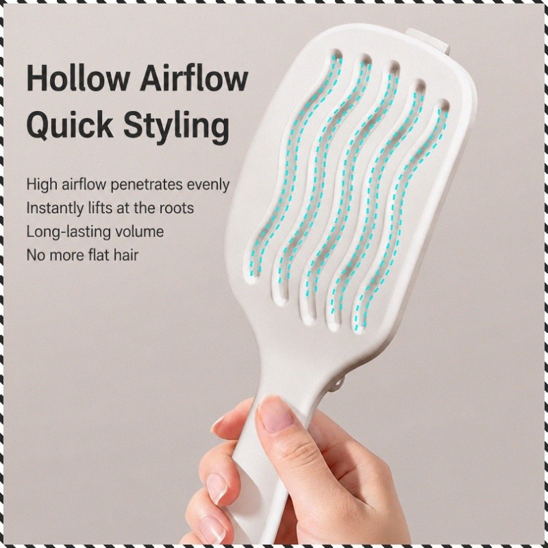 [Foldable & Portable] Hair Comb | Anti-Static Foldable Frizz-Control Detangler | High Crown Volumizing Teasing Bone Comb