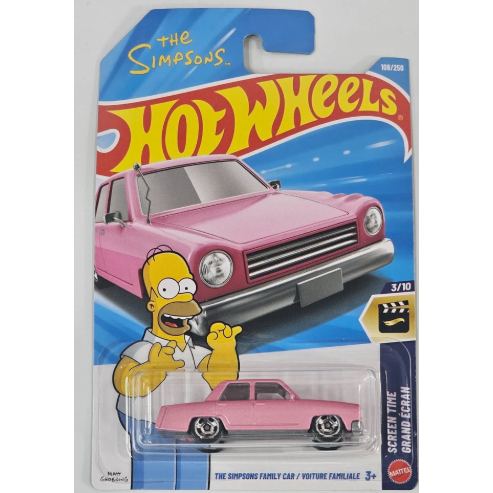 Hot Wheels 2026 Case E The Simpsons Family Car HW Screen Time