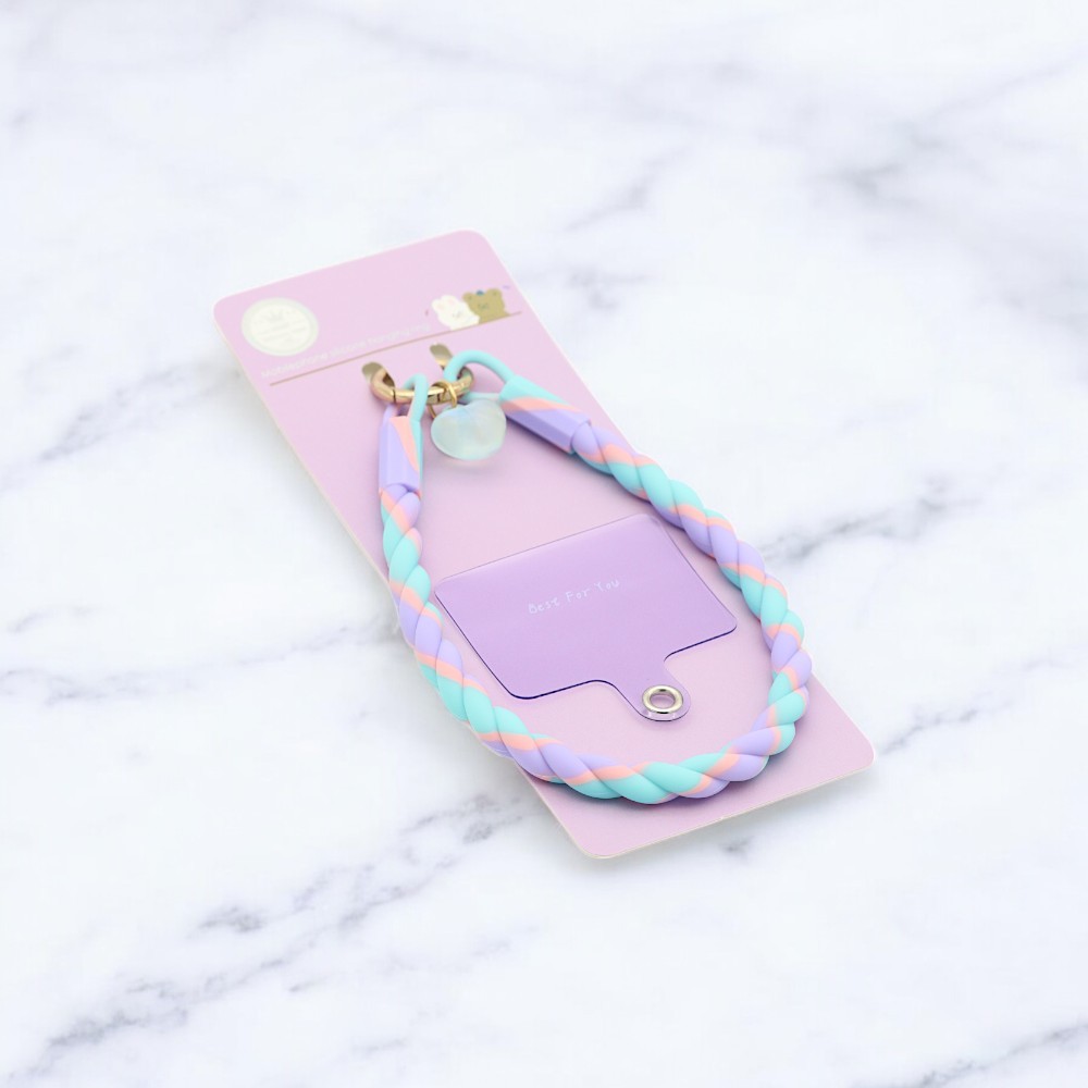 Cordão De Pulso Curto Para Celular Nylon Luxuoso