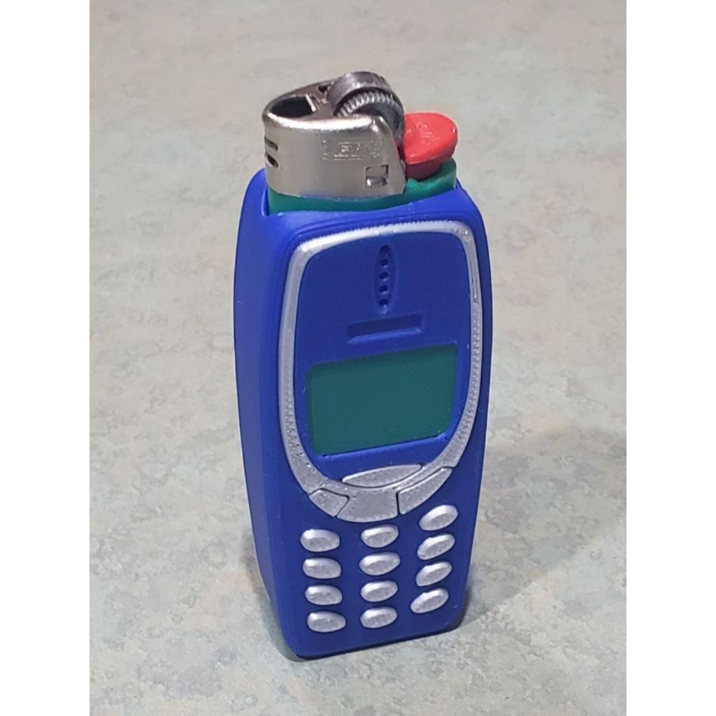 CAPA PARA ISQUEIRO BIC NOKIA ANTIGO l DIVERSOS l DIVERTIDO l IMPRESSÃO 3D