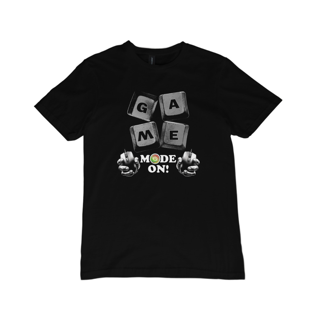 Camiseta - Game Mode On Masculino / Feminino camisa estampada, personalizada, unissex