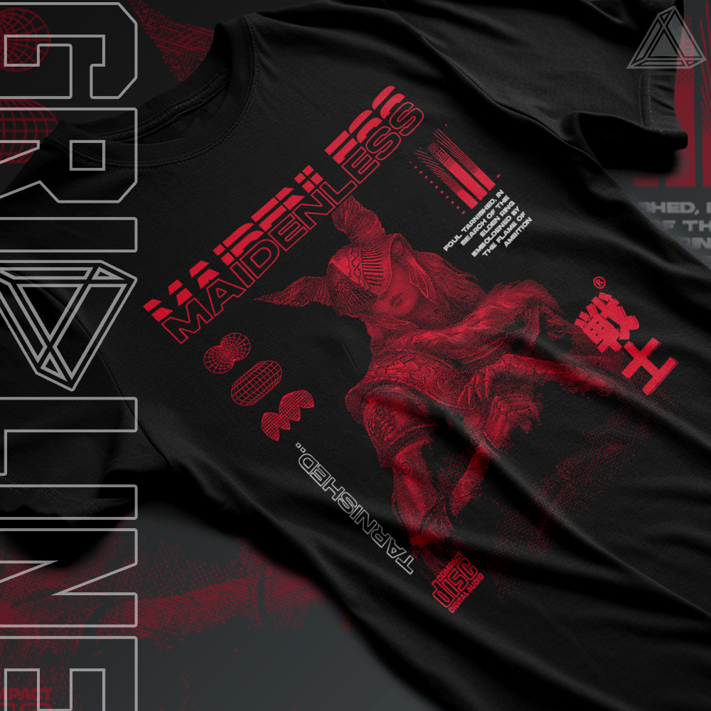 Camiseta Basica Algodão Unissex Malenia Elden Ring Game Arte Tarnished Mode Full