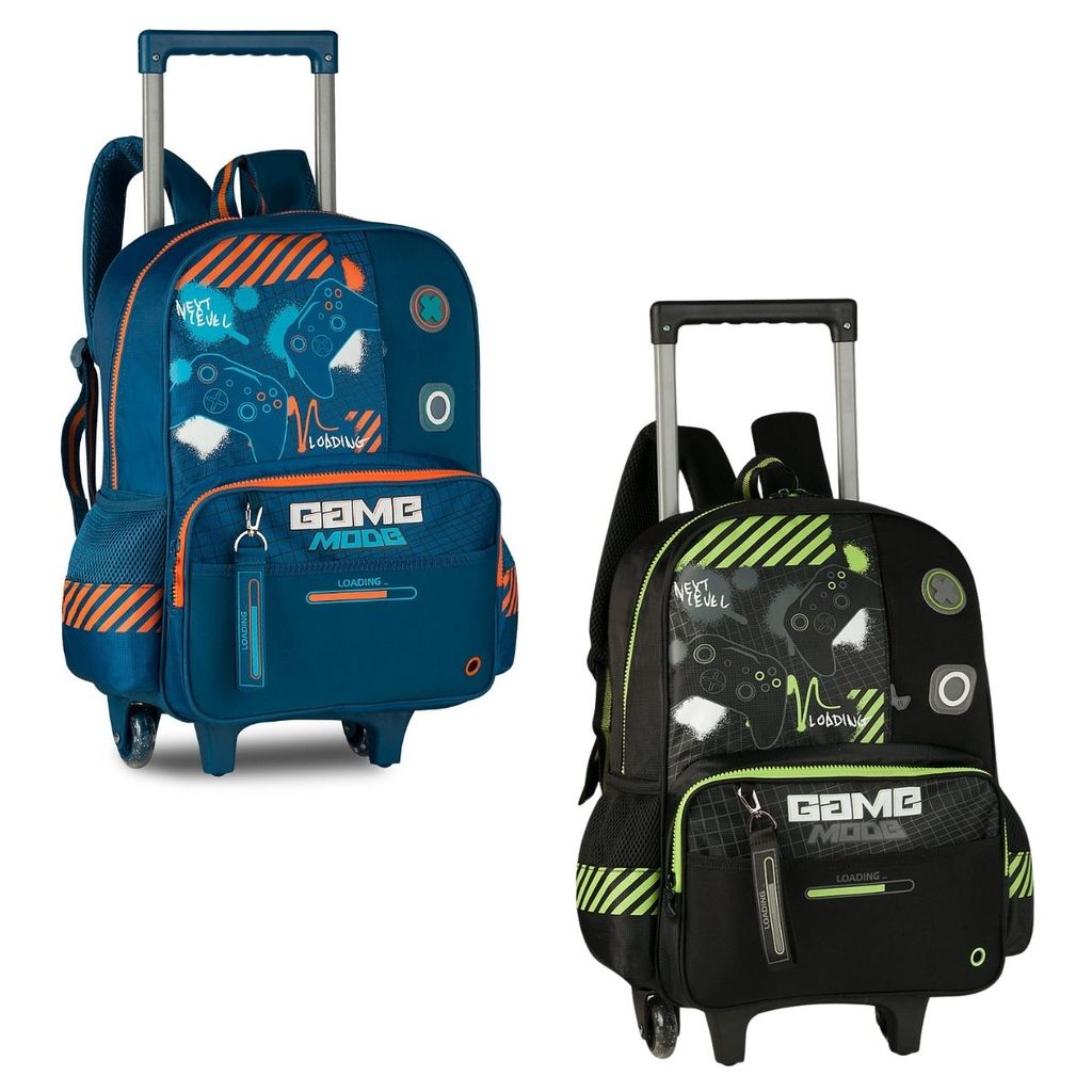 Mochila de Rodinhas Game Mode Infantil