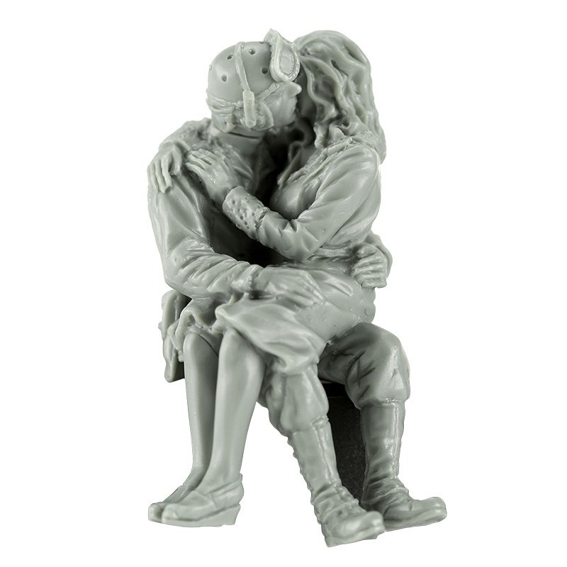 MENG HS-013R 1/35 O Beijo VICTORY RESIN FIGURES kit Modelo UNPAINTED .
