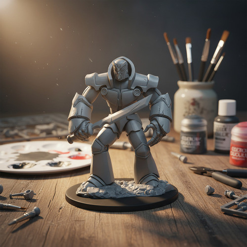 Iron Golem Nolzur's Marvelous Unpainted Miniatures