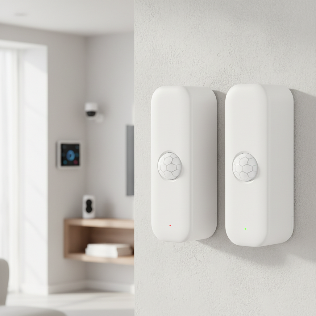 Tuya Smart PIR Sensor de Movimento, WiFi Zigbee 3.0, Detecção de Presença Humana, Controle Remoto pelo App, Compatível
