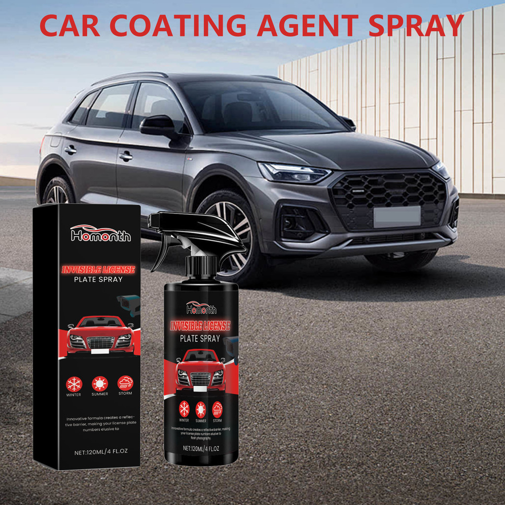 Spray De Placa Invisível Profissional – Escudo De Detecção De Câmera Anti-Flash E IR (1 Unidade)