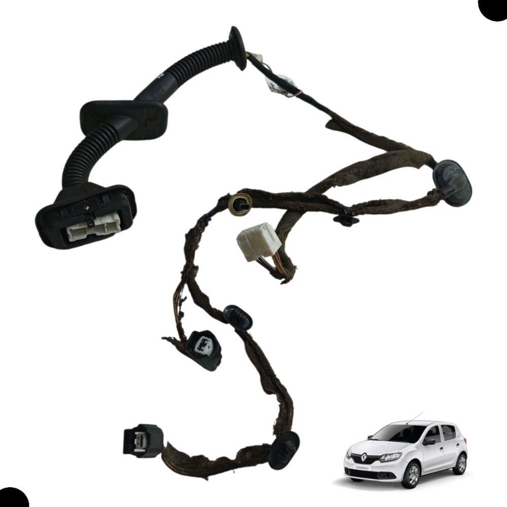 Chicote Porta Dianteira Esquerda Renault Sandero 2018 2020