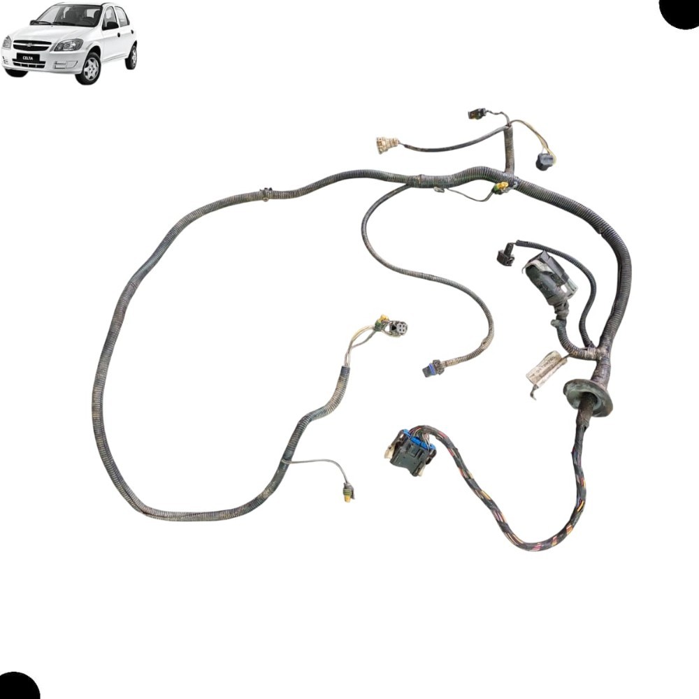Chicote Farol Dianteiro Chevrolet Celta 2010 2011 2012 2013