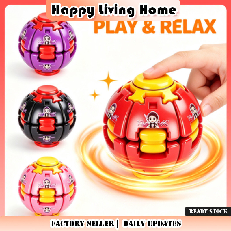 Impressão 3D Hand Fidget Gyro Sphere Toy Party Favor Lembrança Presente Para Crianças