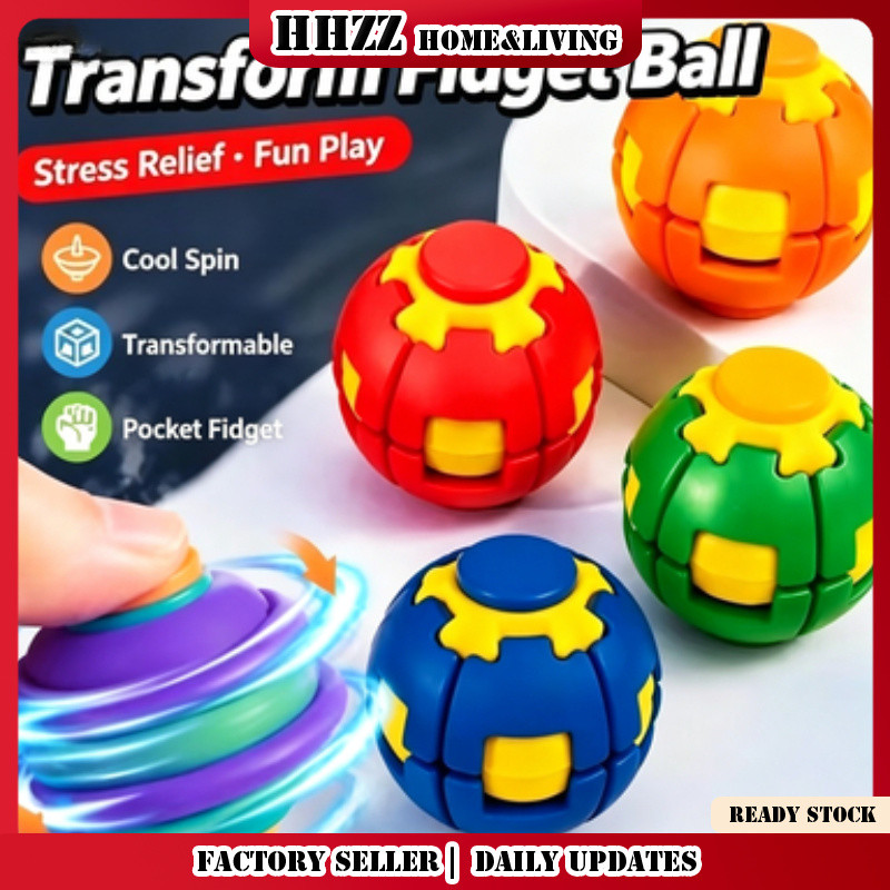Exercício Cerebral 3D Puzzle Ball Fidget Toy Multicolor Building Sphere Para Coleção De Crianças