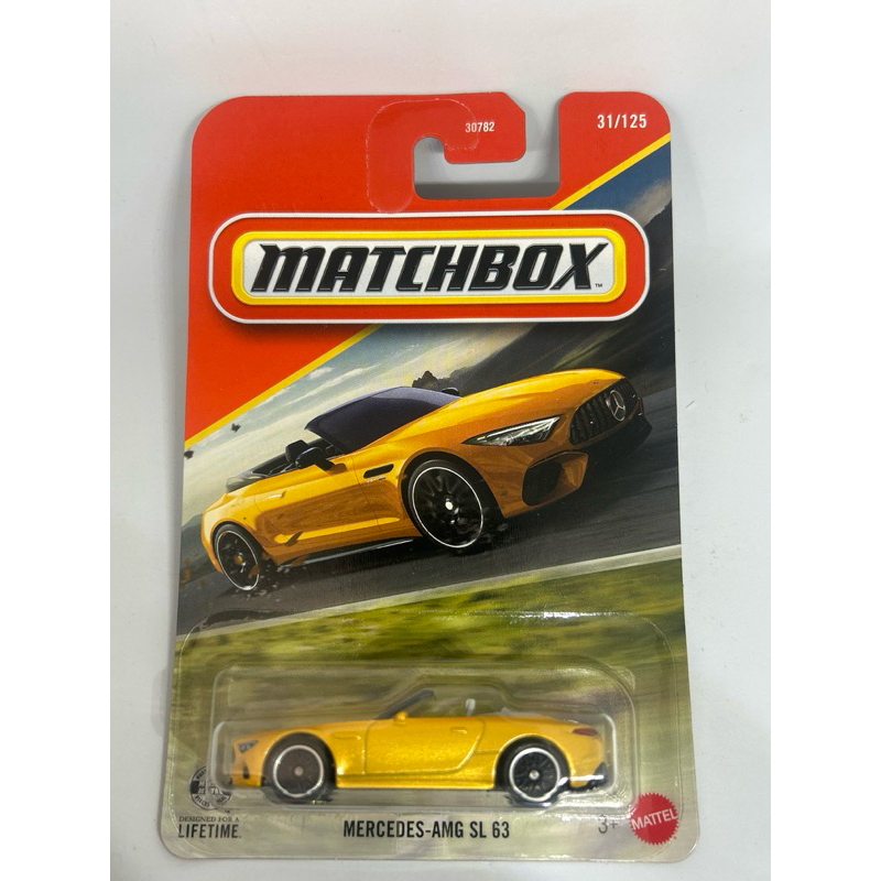 Matchbox Mercedes-AMG SL 63 Conversível Amarelo Mini Planet
