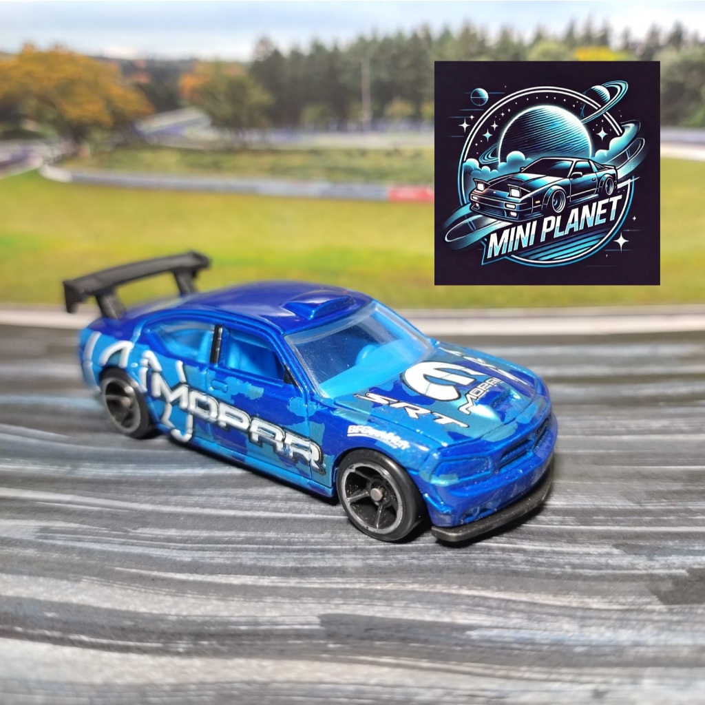 Hot Wheels Mainline Dodge Charger Drift Azul HW Mini Planet