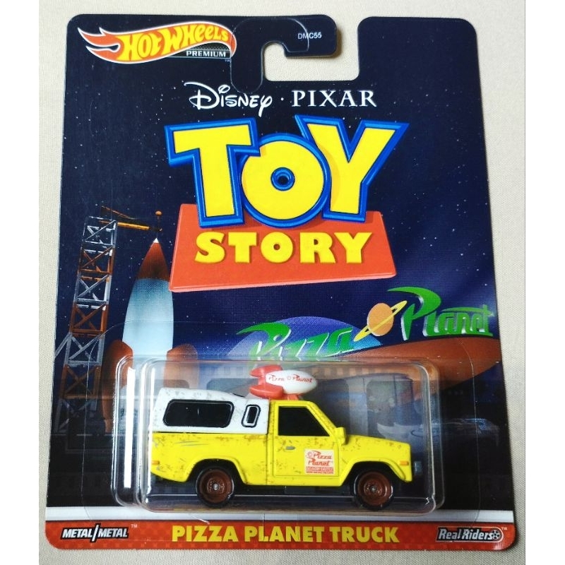 Carrinho Hot Wheels Premium Pizza Planet Truck