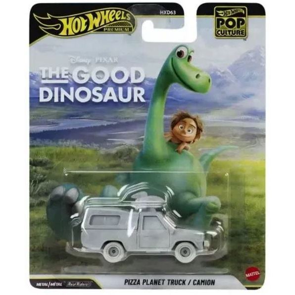 Hot Wheels Premium Pop Culture - Pizza Planet Truck (O Bom Dinossauro / Disney Pixar) - Pneus de Borracha