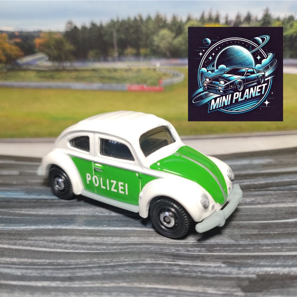 Matchbox '62 Volkswagen Beetle Polícia Alemã MBX Mainline Mini Planet