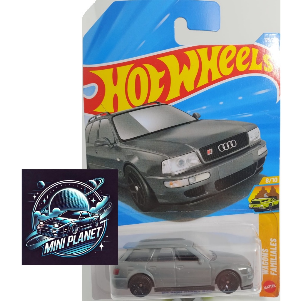 Hot Wheels '94 Audi Avant RS2 Cinza HW Mainline 2026 Mini Planet