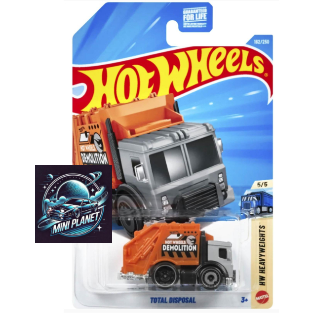 Hot Wheels Mainline - Total Disposal T-Hunt -HW Heavy Weights 2026 Mini Planet
