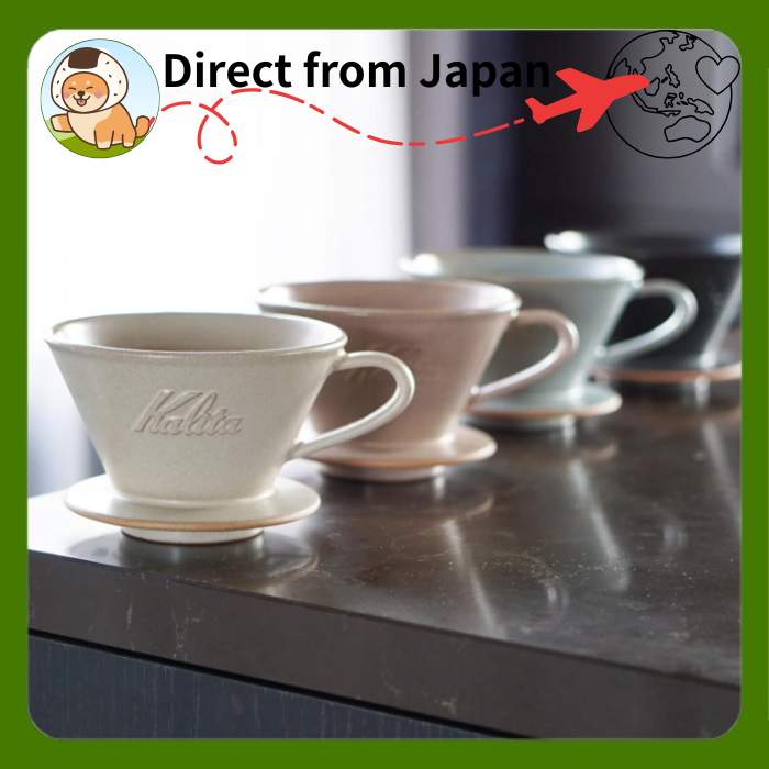 Kalita Wave Series Ceramic Coffee Dripper Made in Japan 1-2 Cups [Direto do Japão]