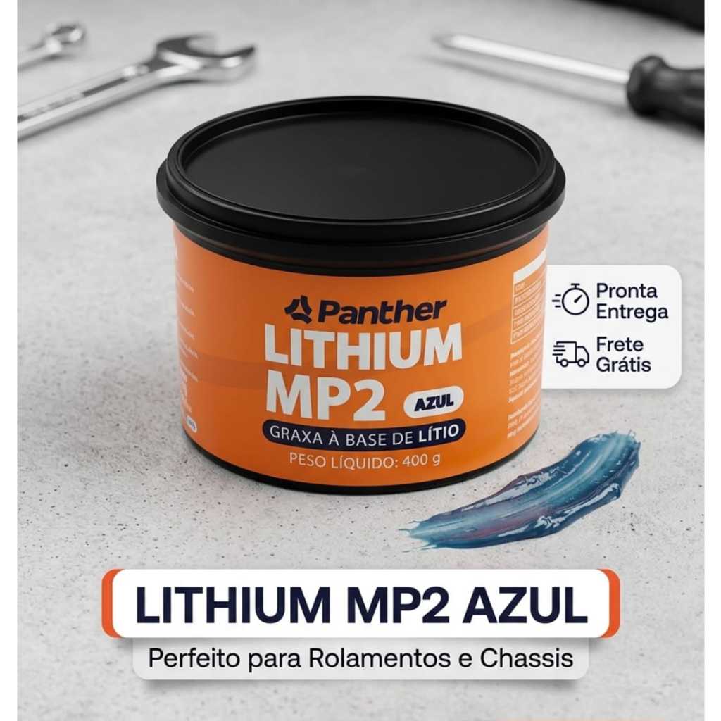 Graxa Azul à base lítio Lithium mp2 Panther